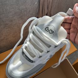 Grey LV Skates 