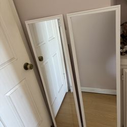 Set Of Two Full Body Mirrors 
