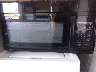 Black hangover microwave with 30 day warranty, installation and delivery included!!