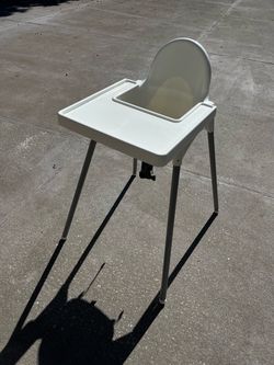 IKEA white high chair