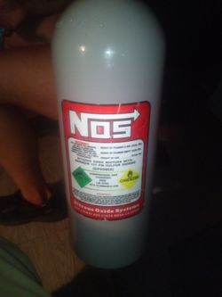 N.O.S.. bottle   (empty)