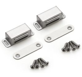 Ravinte 20 Pack Silver Magnetic Door Catch, New!