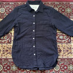 Navy Blue Button up 