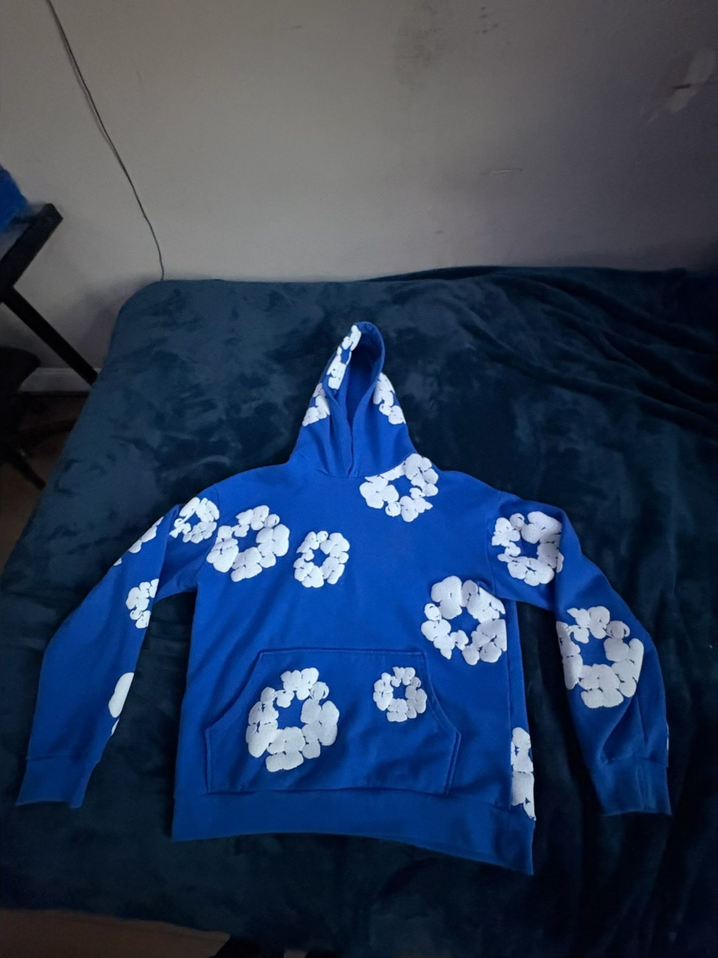 Denim Tears Hoodie (Blue, Medium)