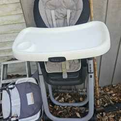 Price Is Firm.. Children's Adjustable Folding High Chair