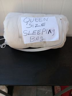 Queen size sleeping bag