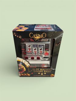 Casino Night Slot Machine Bank NIB