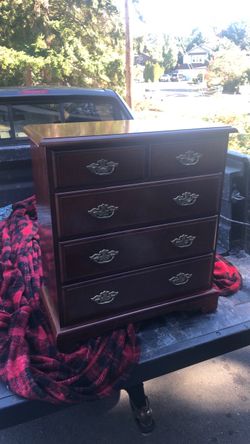 Mid-century style dresser small solid wood