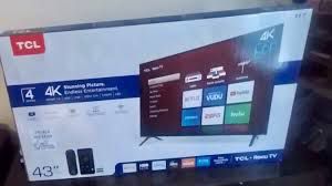 43” Roku TCL Tv(Need New Remote)