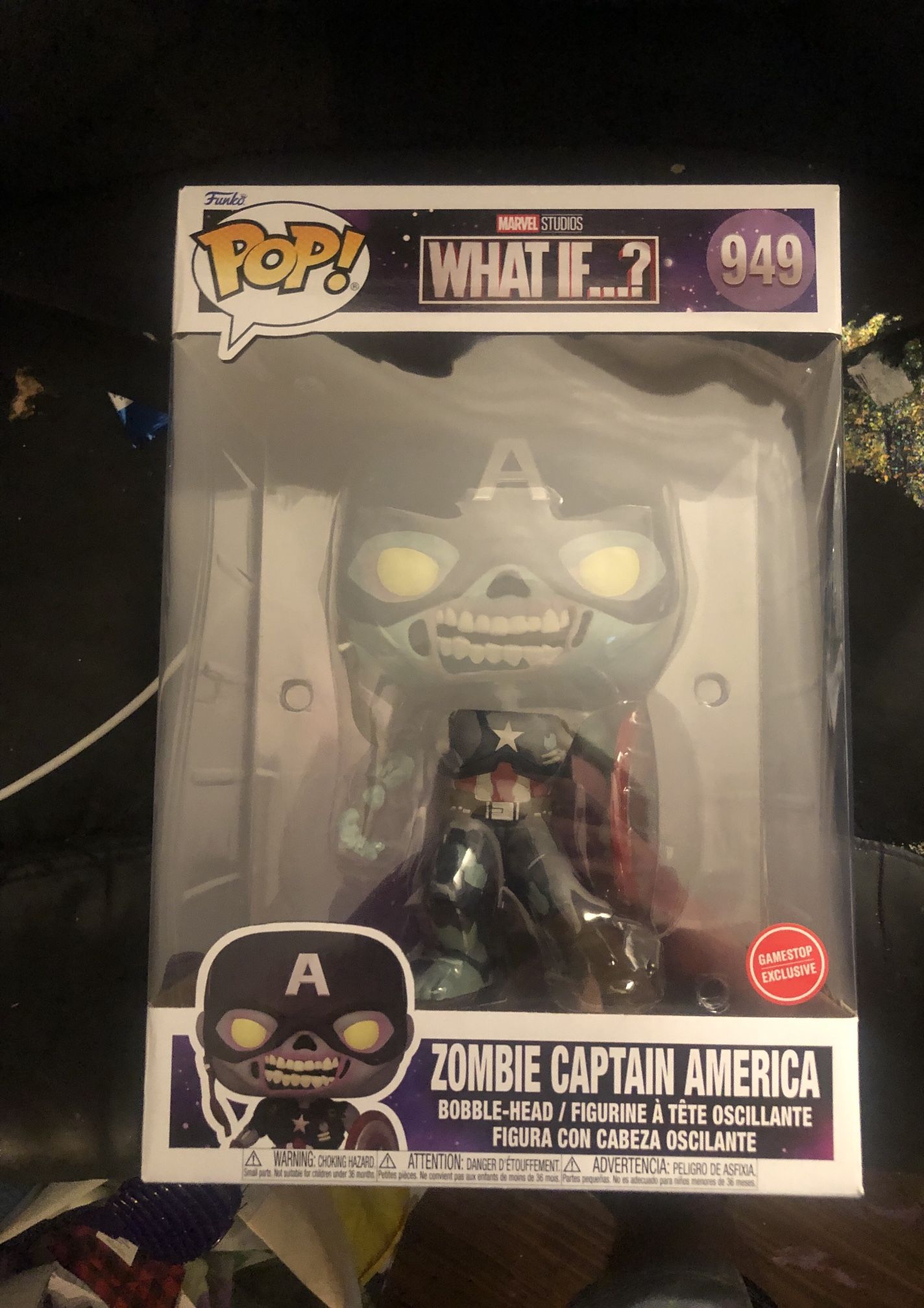 Funko Pop #949 10” Zombie Captain America