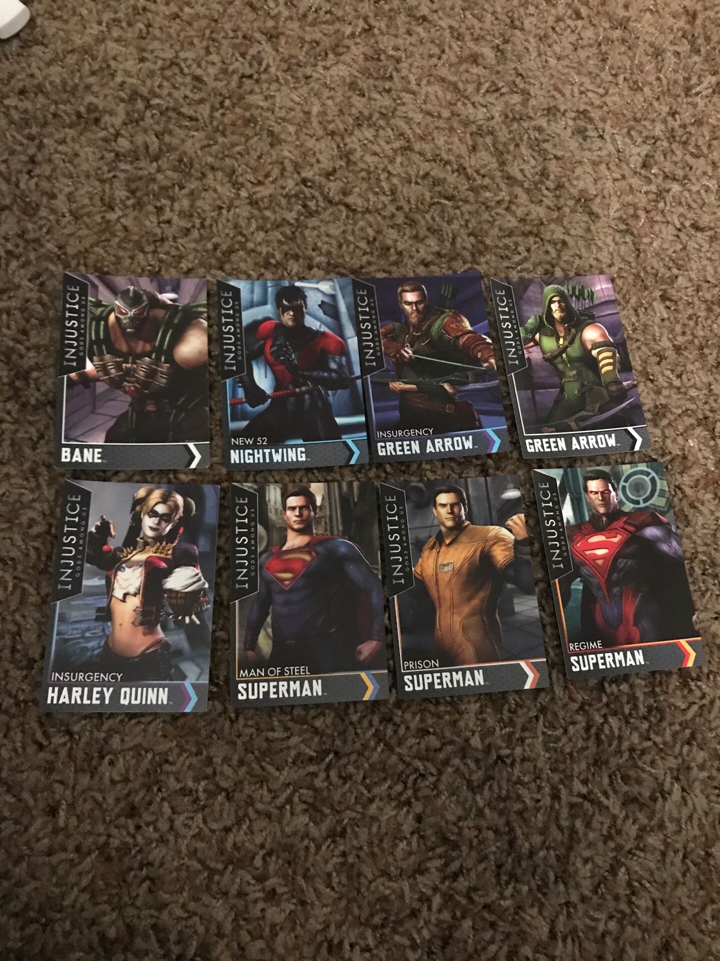 Injustice game cards