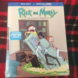 Rick and Morty: The Complete Seasons 1-4 (Blu-ray) With Exclusive Poster