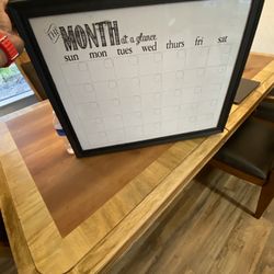 Dry Eraser Calendar