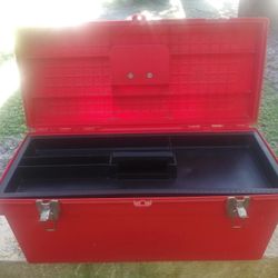 Contico Professional Tuff Red Tool Box. 24 "X10" X11"