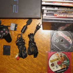 PS2 System With Games