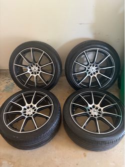 🔥 Luxury 18" Wheels & Tires - Excellent Condition - Ready to Install 🔥