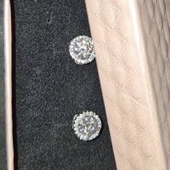 Moissanite earrings
