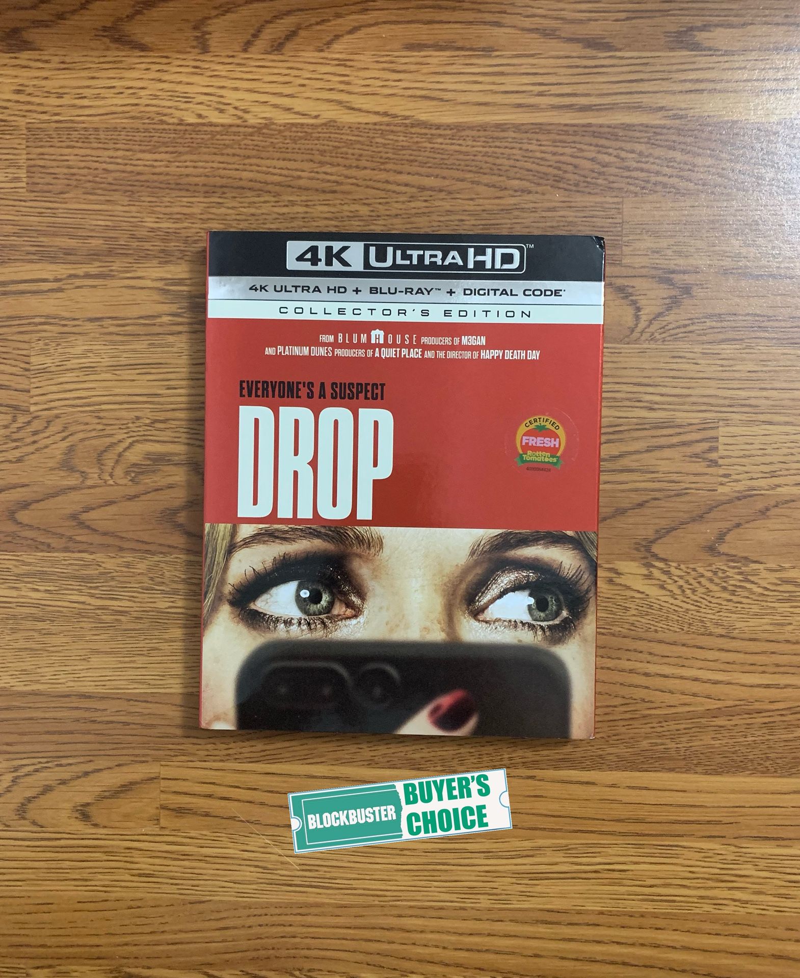 Drop (Collector’s Edition) 4K UHD Blu-ray Combo Pack [4K UHD Blu-ray + Blu-ray]