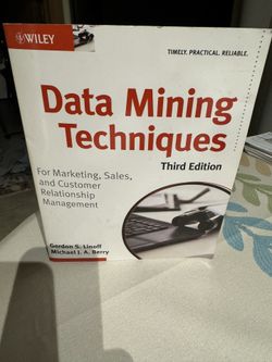 Book-Data Mining Techniques 