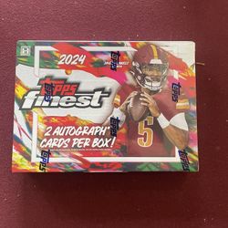 2024 Topps Finest Football HOBBY Box —Sealed