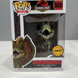 Funko Pop! Jurassic Park #550 Dilophosaurus Chase Limited Edition Vinyl Figure