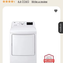 LG Electric Sensor Dryer w/ Sensor Dry Technology