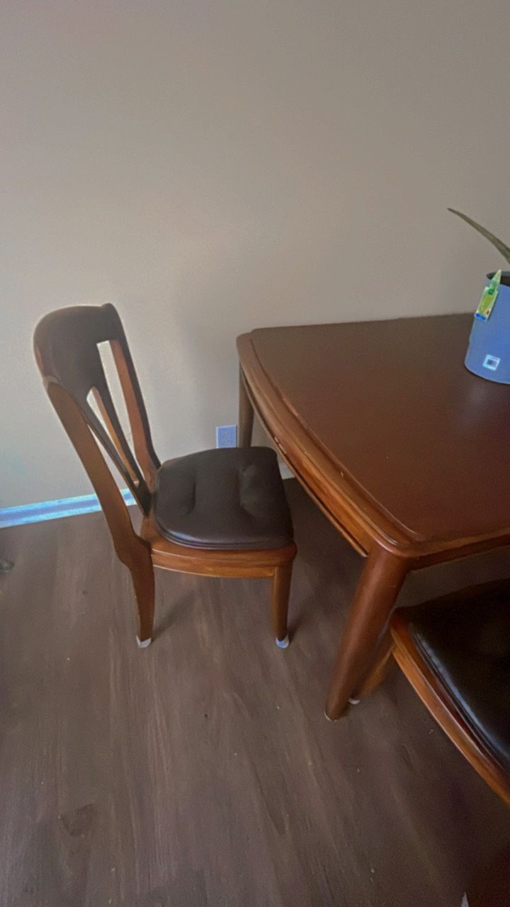 Brown wooden table