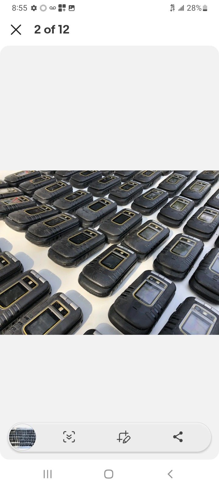 Huge Lot of 100 Motorola i686 Cell Phones Flip Phones For Parts or Repair Gold And Precious Metal Recovery.