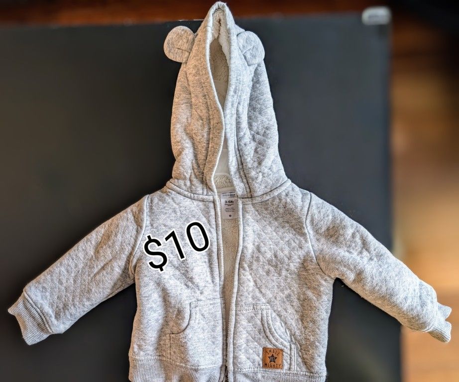 Hooded Sweater Jacket for baby