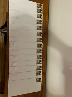 Pre stamped envelopes