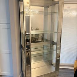 Mirrored Curio Cabinet 