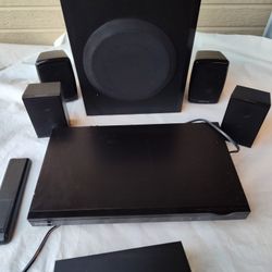 Samsung 1000 Watts 5.1-ch DVD Home Theater System. HDMI, USB, Bluetooth, Audio-in. Radio.