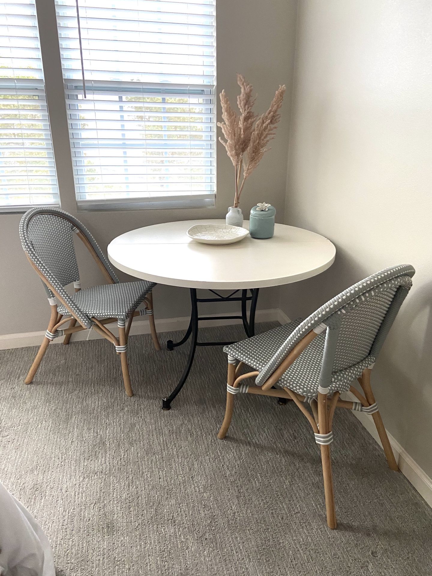 Table with bistro chairs