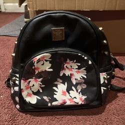Women’s Mini Backpack (flower/butterfly Print)