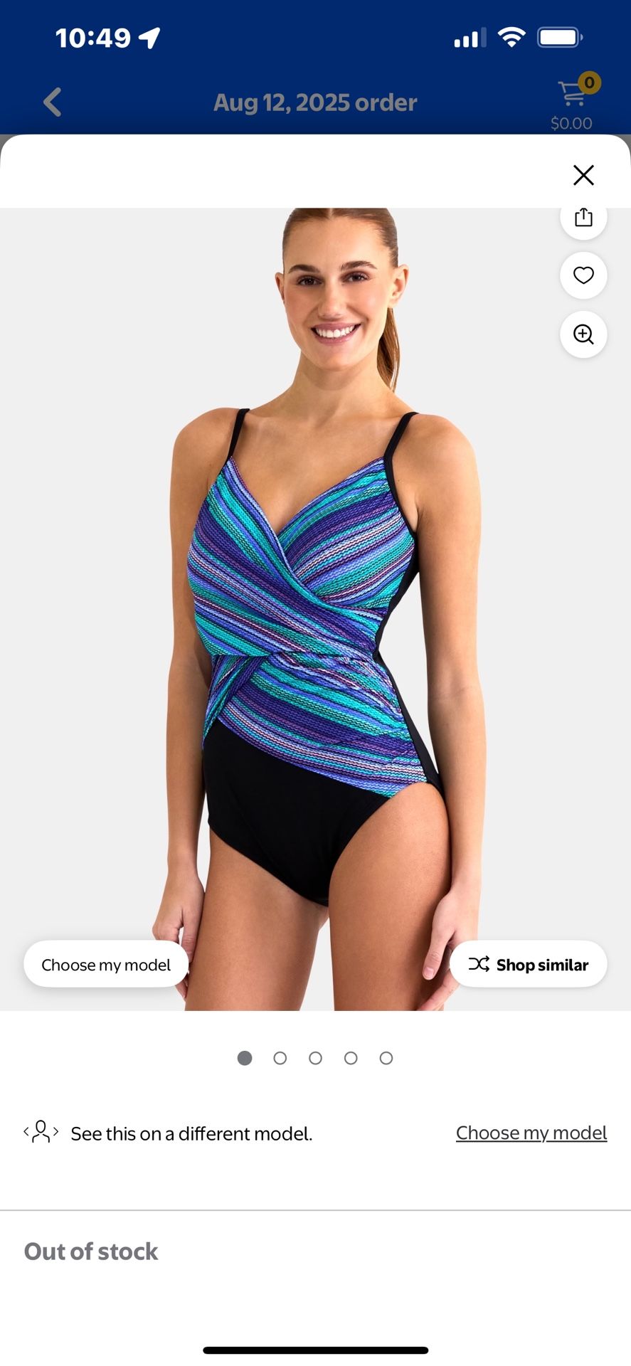 SWIMSUIT WOMENS EMBRACE YOUR CURVES NEW! $8