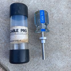 Brand New In Container 4 Inch Cable Pro Terminator Tool $ 15 Dollars 