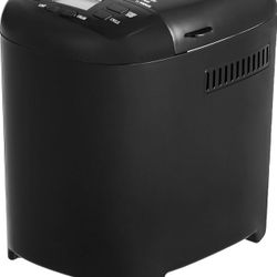 Amazon Basics 2 Pound Non-Stick Bread Making Machine, Black