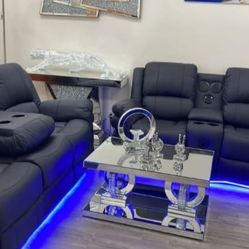 Sofa And Loveseat**** Conjunto De Reclinables 