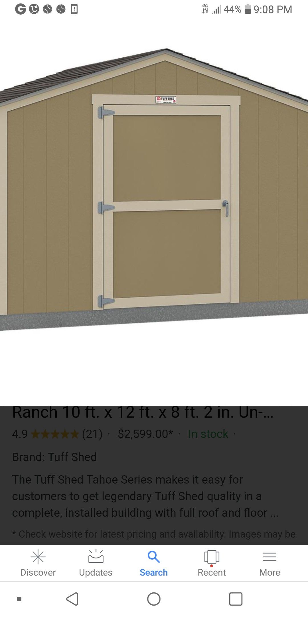 Looking for a storage/shed