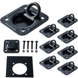 Lonffery 8 Pack Recessed D-Ring Tie Down Anchors D(6)