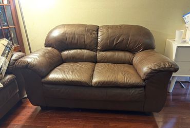 Leather couches