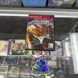 Star Wars Starfighter Ps2 $15 Gamehogs 11am-7pm