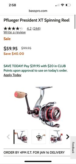 Pflueger President XT Limited Edition Spinning Reel - PRESXTLESP30X for  Sale in San Diego, CA - OfferUp