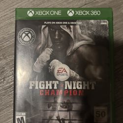 Xbox 360 Fight Night Champion 