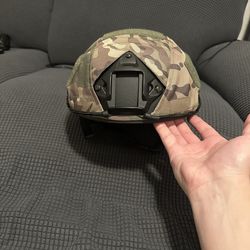 Guard dog ballistic Kevlar helmet level 3A -Black with camo cover