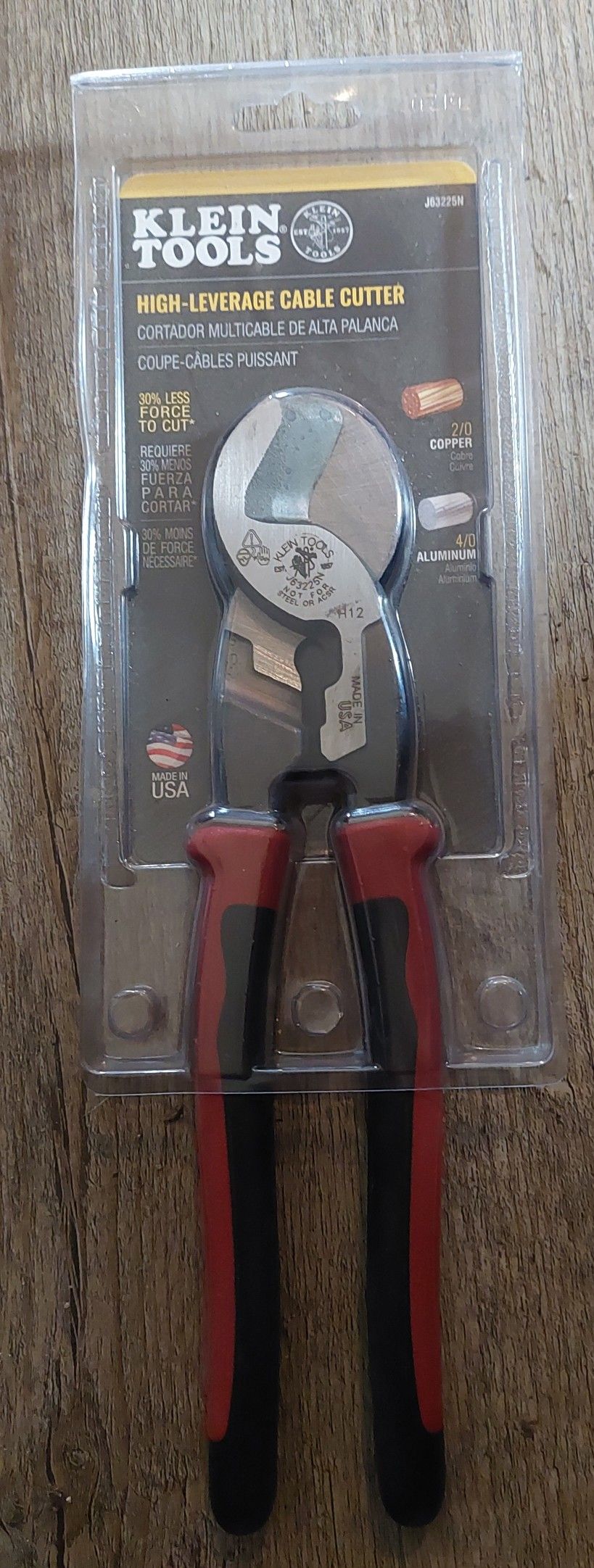 KLEIN TOOLS cable Cutter. $32