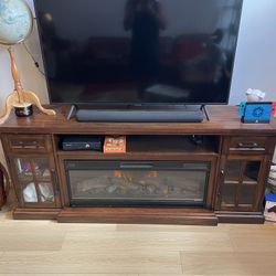Tresanti Electric Fireplace TV Stand/Console 