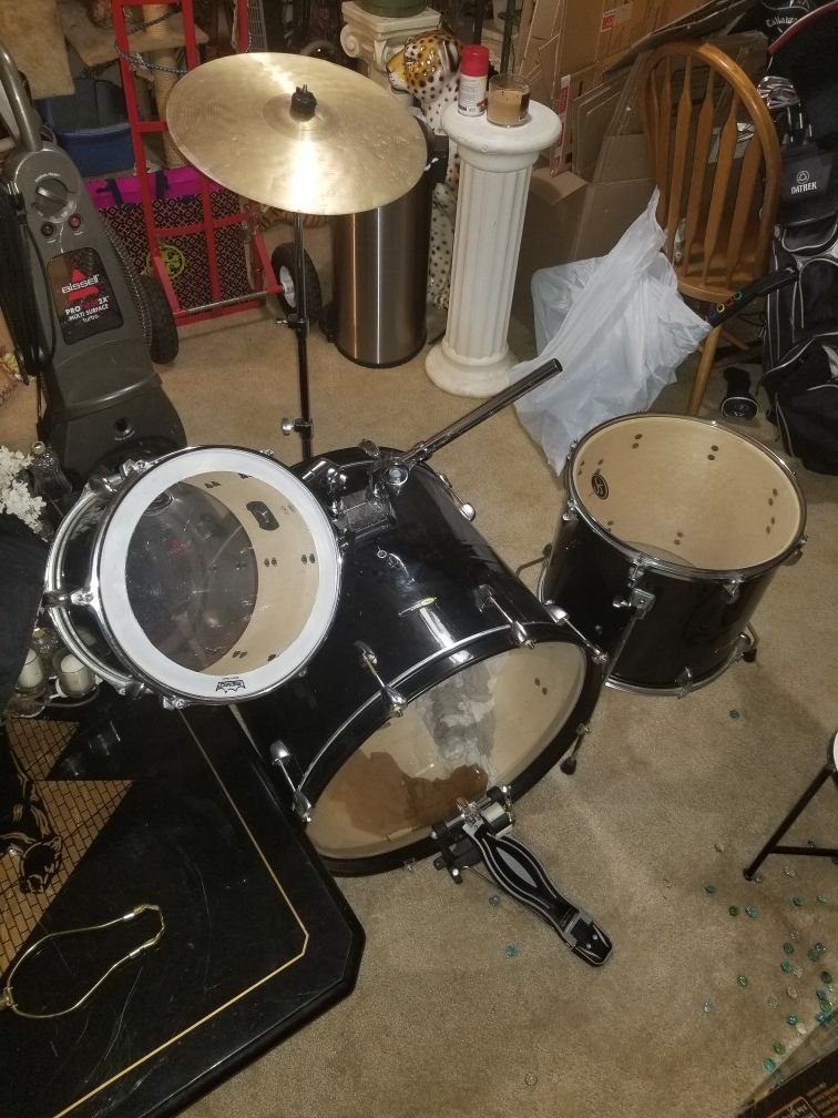 3 piece drum set