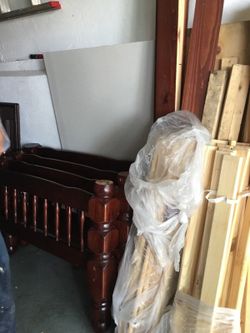 2 full bed frame and mattress