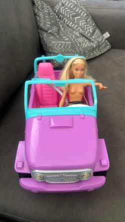 Barbie Jeep SUV Toy Vehicle with Doll